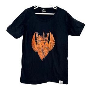 Upper Playground Kids Jeremy Fish Graphic Short Sleeve Tee Small